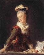 Jean Honore Fragonard Marie-Madeleine Guimard, Dancer oil painting artist